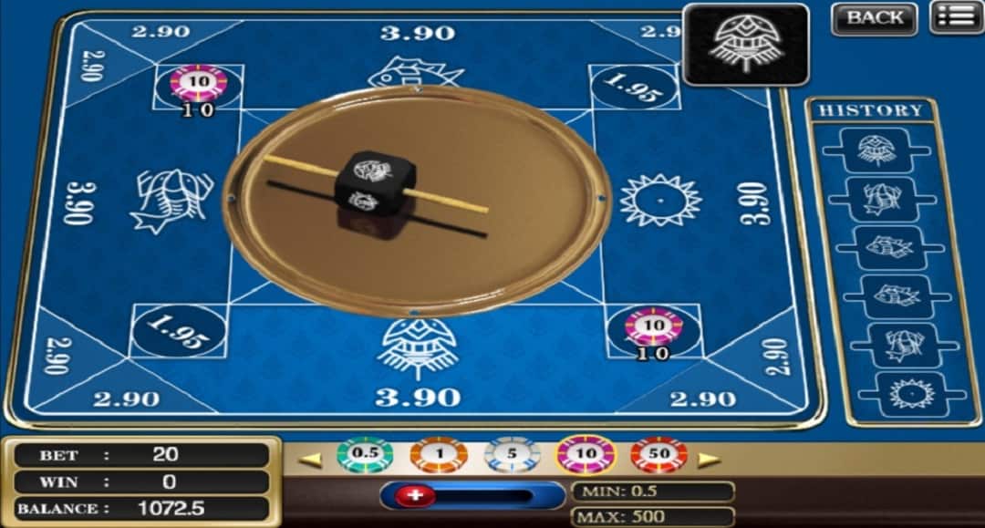 Belangkai (Trò chơi Cua Hoàng Đế) - cá cược hấp dẫn trong từng ván 