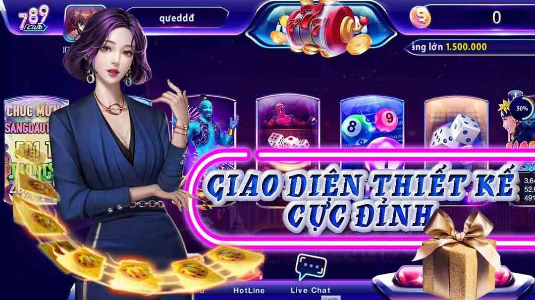 Review 789Club về giao diện 