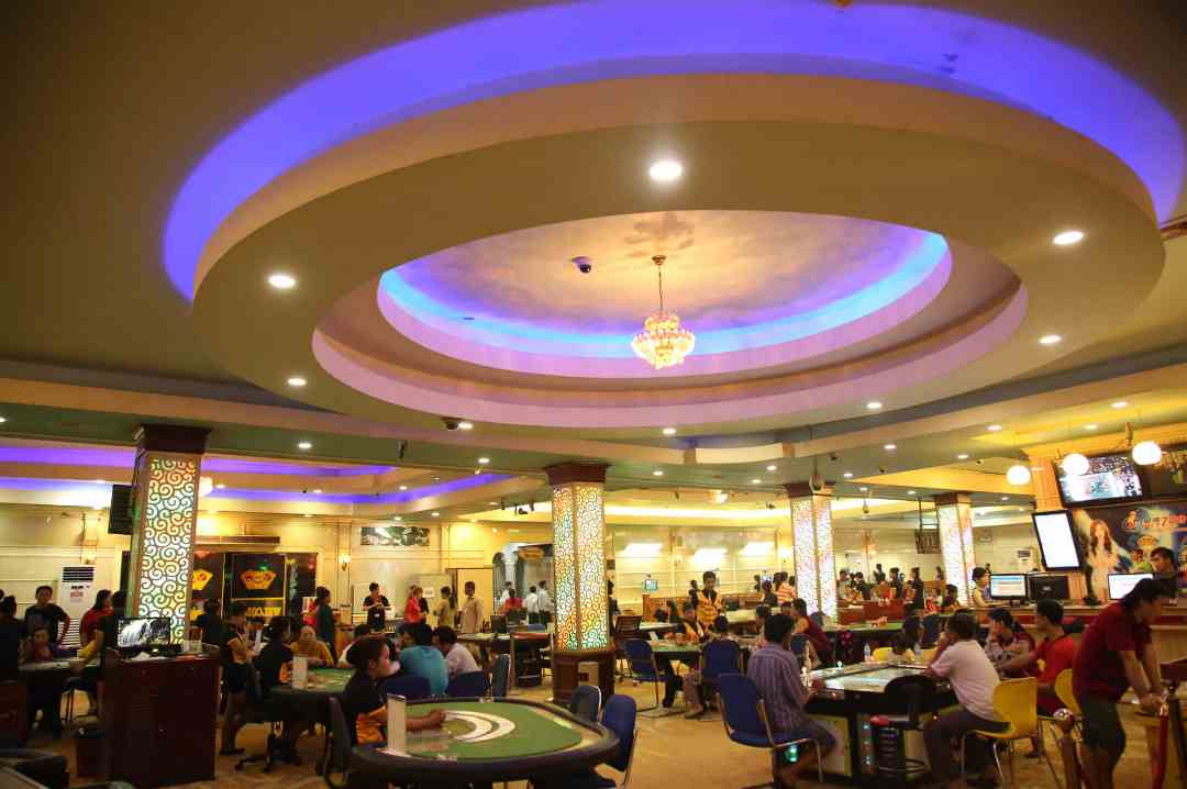 Không gian casino giải trí trang hoàng cực bắt mắt