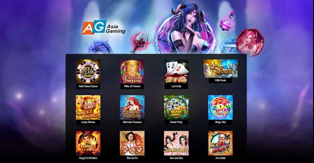 Tham gia chơi tại Asia Gaming có nhiều lựa chọn
