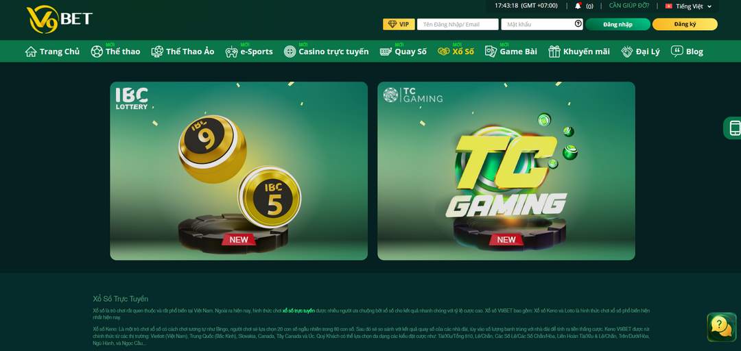 Casino trực tuyến tại V9bet